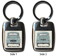 Morris Minor Series II 2dr saloon 1952-54 Keyring 5